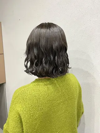 ショート パーマ ロングパーマ木村 ボブパーマのヘアスタイル