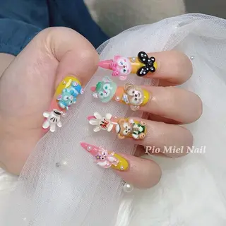 ネイル HANA 長さだしのネイルデザイン