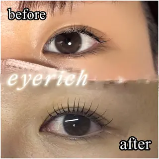 マツエク・マツパ eyerich 蘇我店のマツエク・マツパデザイン