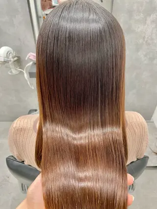 ロング カラー すぐ巻ける縮毛矯正 🍀勝倉　麗のヘアスタイル