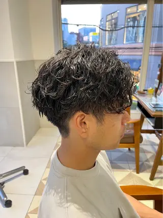 メンズ 鬼松沙弥 ❤︎メンズパーマのヘアスタイル