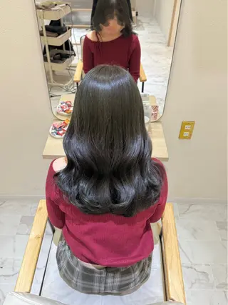 ロング カラー 【ボブ/透明感カラー 】🎀上村美緒🎀のヘアスタイル