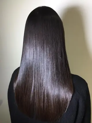 ミディアム セミロング ロング ツヤ髪専門美容師 桑原 和誠のヘアスタイル