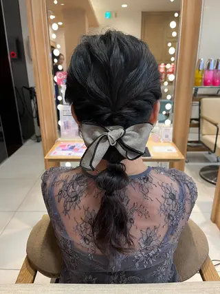 ヘアアレンジ なつな/ 透明感カラーのヘアスタイル