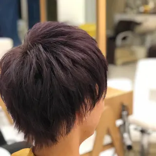カラー メンズ 守主 晴香のヘアスタイル