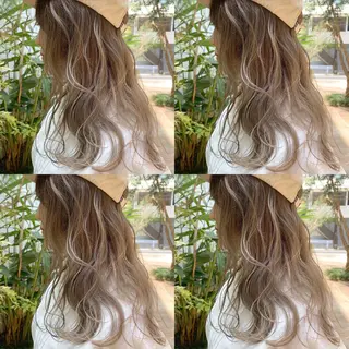 カラー 透明感/オリーブ/ グレージュ/YUKAのヘアスタイル