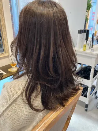 セミロング カラー ボブ& 髪質改善FUMIYAのヘアスタイル