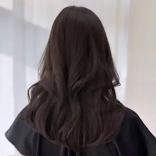 セミロング カラー 韓国ヘア/耳ツボジュ エリー♡ayumuのヘアスタイル