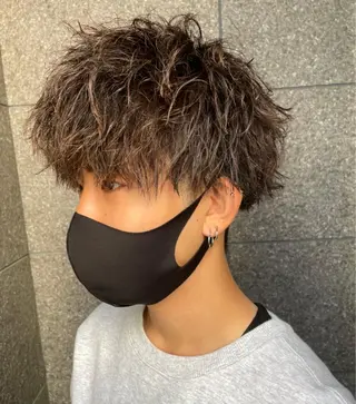 ミディアム 渋谷 メンズヘア⭐️ タニグチヨシユキのヘアスタイル