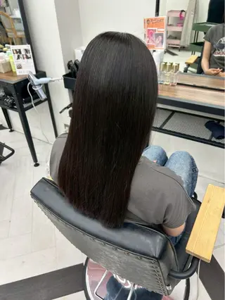 ロング himari💜 暖色カラー/レイヤーのヘアスタイル