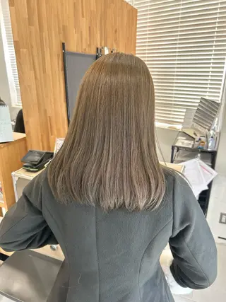 ミディアム 韓国ヘア ‎⟡.·KANA🐥のヘアスタイル