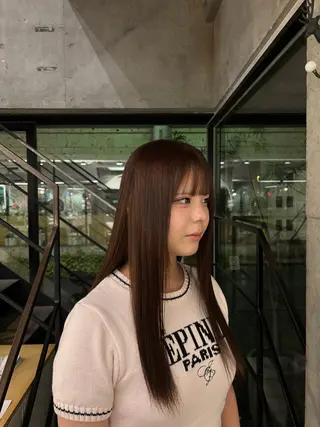 カラー 松林 花沙のヘアスタイル