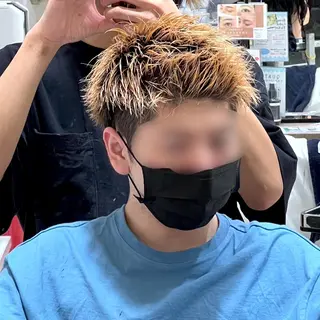 メンズ ショート メンズ特化/勝田駅/ 佐和駅/鈴木輝瑠/のヘアスタイル