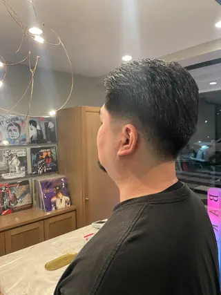 ミディアム メンズ KEEN creative hair所属・【メンズ専門】 松本憲信のヘアスタイル