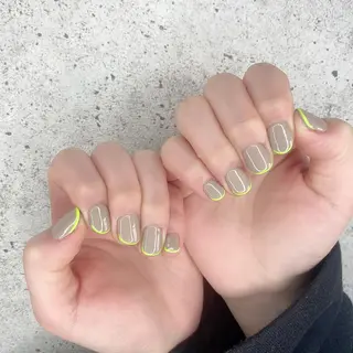 ショート カラー パーマ ヘアアレンジ メンズ キッズ ネイル マツエク・マツパ Salon Ｋのネイルデザイン