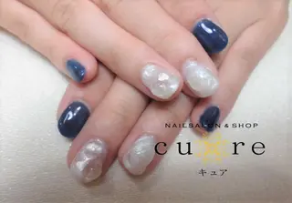 ショート ネイル ネイルサロン Cureのネイルデザイン