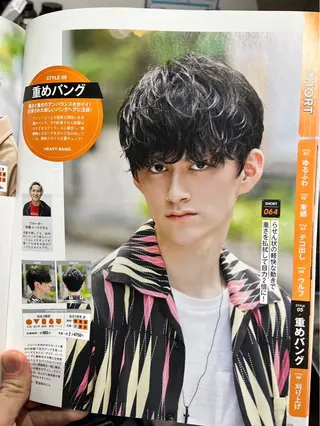 メンズ 福島 諒のヘアスタイル