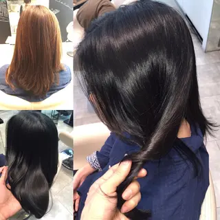 ミディアム セミロング ロング カラー Re:ta KANZOのヘアスタイル