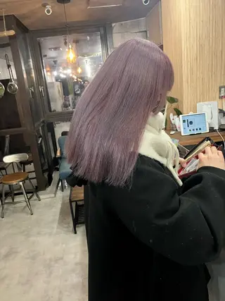 ロング カラー HAIR BASE ZAWAWA所属・レイヤー/ブリーチ｜ 特殊パーマ/赤澤のヘアスタイル