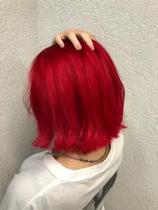 ミディアム カラー 江幡 渉のヘアスタイル