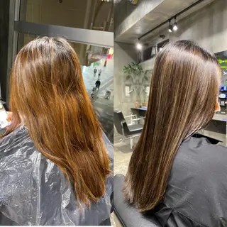 セミロング カラー Agu hair lore沼館店所属・八戸パーマ/メンズパ ーマ/シンゴ。のヘアスタイル