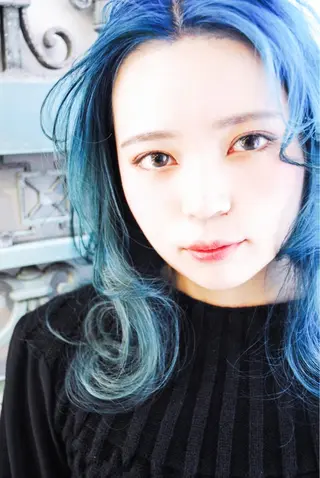 ロング カラー パーマ ヘアアレンジ メンズ 表参道Lise おおいしおりのヘアスタイル