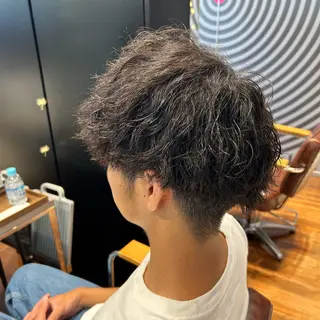 パーマ メンズ 波巻き/ツイスパ/ メンズ特化🐺米山歩のヘアスタイル