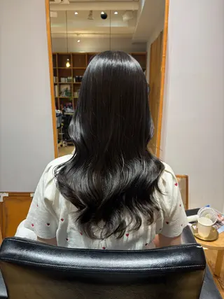 カラー 韓国風ヘア/パーマ ♡あゆのヘアスタイル