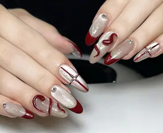 ネイル By moonネイル 🌷ワンホン/韓国風のネイルデザイン