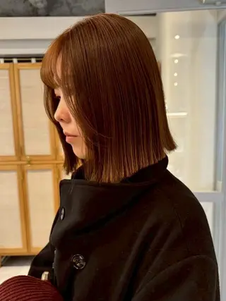 ミディアム nok所属・nok Osakaのヘアスタイル