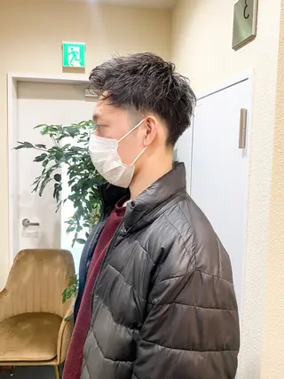 ショート メンズ ボブ/髪質改善/ レイヤー/池澤慎人のヘアスタイル