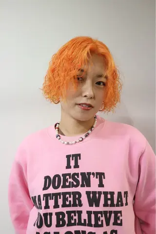 ショート カラー DOULAQ所属・AKO .のヘアスタイル