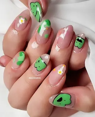 ネイル 3dパーツ/流行り 👧shushu❤️のネイルデザイン