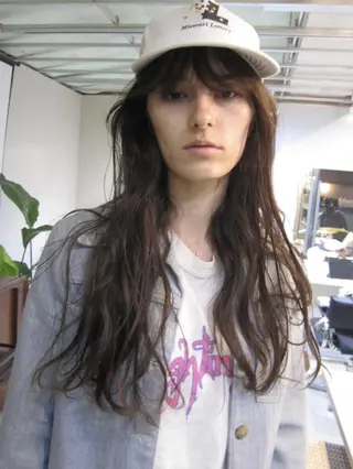 ミディアム パーマ カラー CEINE PATHのヘアスタイル