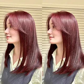 カラー mulum所属・髪質改善/艶髪/韓国 ヘア[マンツーマン]のヘアスタイル