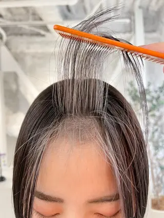 ミディアム カラー 川本 裕🌿のヘアスタイル