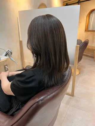 セミロング カラー 韓国系/ダブルカラー /トグチリンカのヘアスタイル