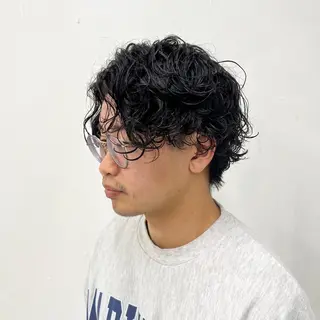 メンズ 柏メンズパーマ特化 蛯谷 晃裕のヘアスタイル