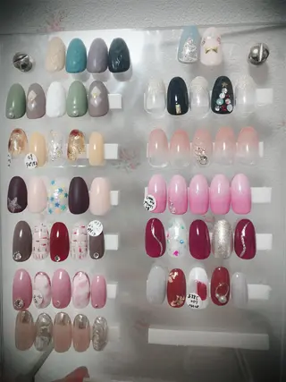 ネイル 北浦和 自爪育成ケアのネイルデザイン