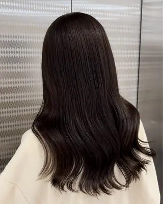 セミロング カラー CHAINON×FeM#所属・名駅/sHiHo/透 明感カラー✨🎀/のヘアスタイル