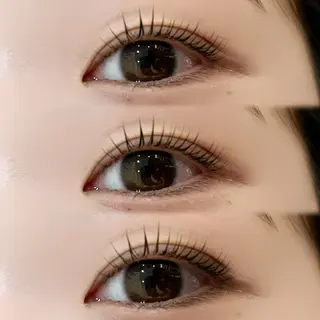 マツエク・マツパ 岡本葵子カットモデル ┊束感マツエクのマツエク・マツパデザイン