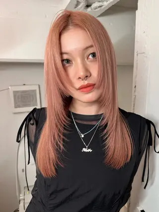 ロング カラー Hana ハイトーン🕯🩰のヘアスタイル