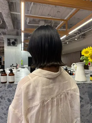 ショート 武田玲音/カラー モデル/堀江のヘアスタイル