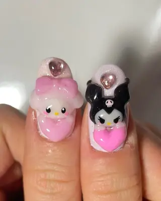 ネイル タケノ クルミのネイルデザイン