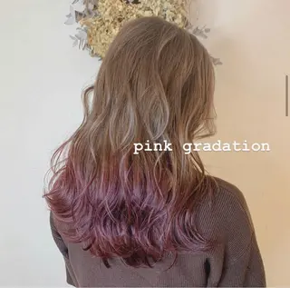 ロング カラー Blue 髪質改善 💎松藤 莉奈のヘアスタイル