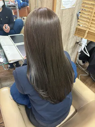 ロング カラー KUREA /縮毛矯正・艶髪モテのヘアスタイル