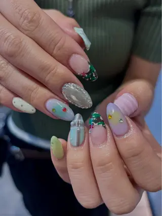 ネイル ハイトーン/レイヤー nail 百咲💌のヘアスタイル