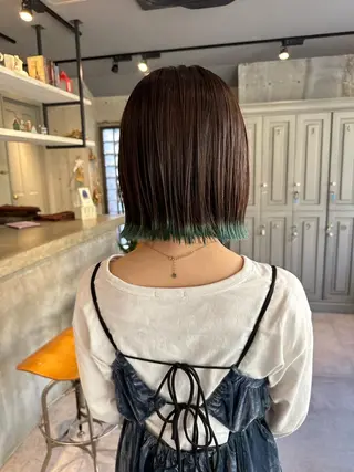 ショート カラー sea by luvismけやき通り2号店所属・ボブ/ショート/ 縮毛矯正/岸本恭明のヘアスタイル