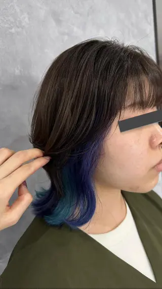 カラー Mayo/ダブルカラ メンズカット/カラーのヘアスタイル