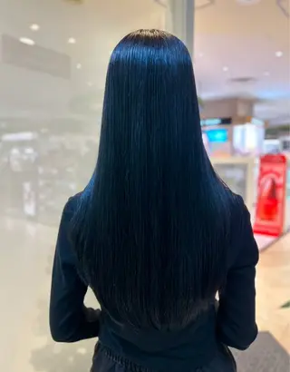 ロング カラー 髪質改善/縮毛矯正 ササキナツミのヘアスタイル